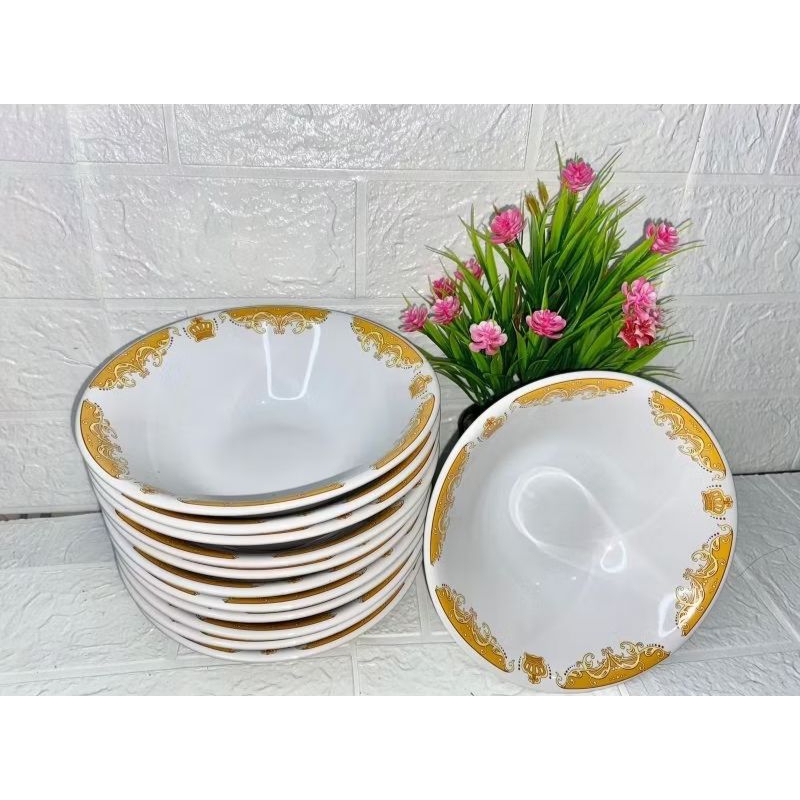 MANGKOK MAHKOTA SUNBIRD ( ISI 12 PCS ) / MANGKUK KERAMIK / MANGKUK