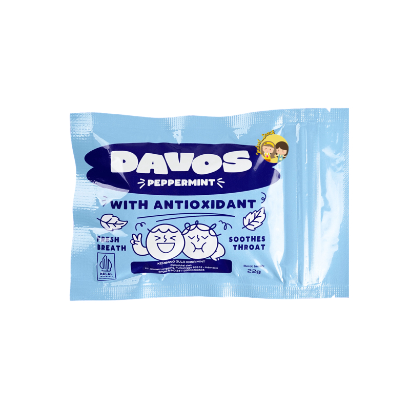 

ANTIOXIDANT Permen Davos 22 Gr Rasa Peppermint by Jadoel_Snack