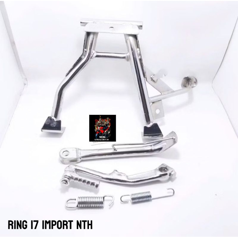 PAKET STANDAR TENGAH R17+STANDAR SAMPING+SELAHAN CHROME HONDA BEAT,BEAT KARBU,VARIO KARBU,SCOOPY KAR