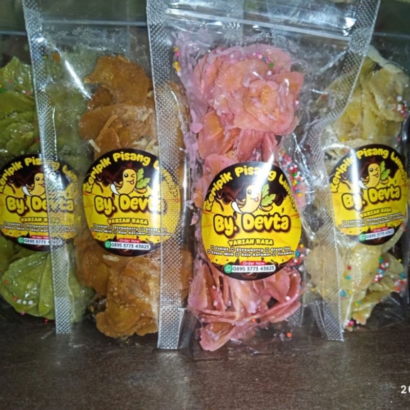 

DEVTA keripik pisang lumer kemasan pouch berat 75gr