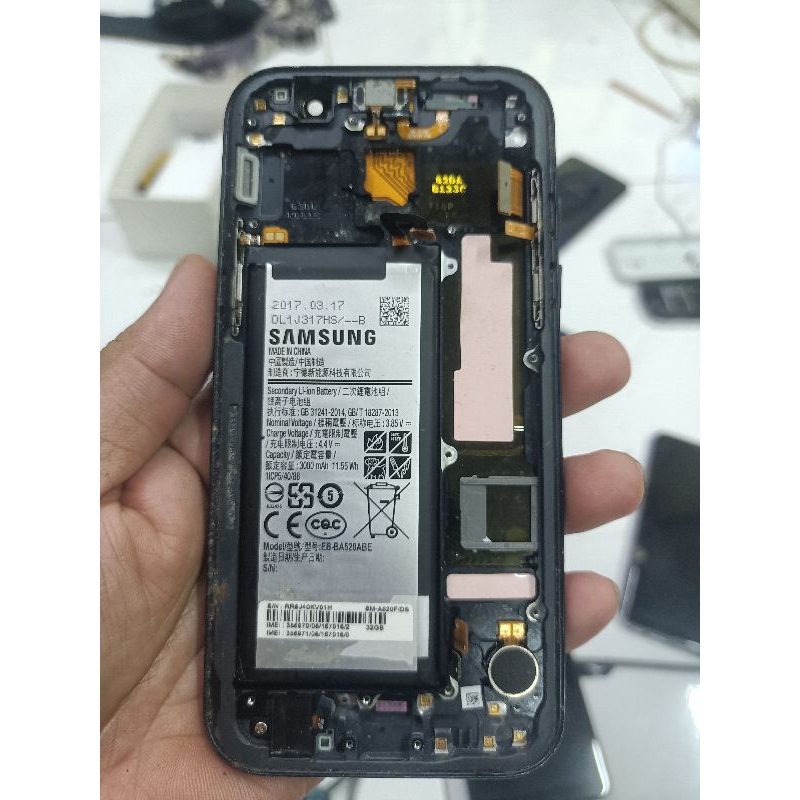 Lcd Ori Copotan Samsung A5 2017 + Batrei