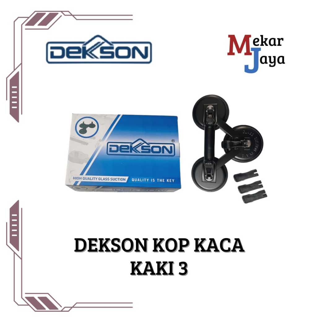 DEKSON KOP KACA KAKI TIGA/ GLASS SUCTION DEKSON