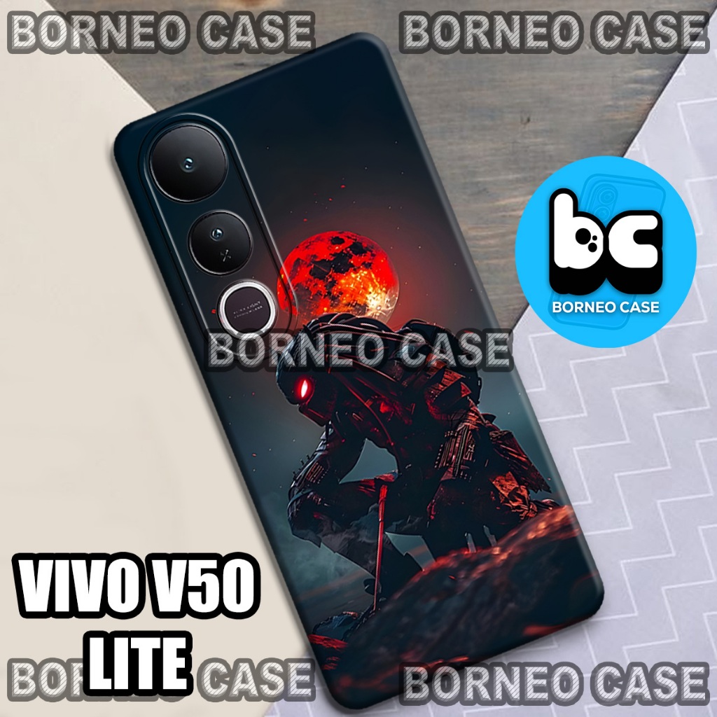 (BC11)  SOFTCASE Procamera Terbaru  Untuk HP VIVO V50 LITE | MOTIF ROBOT | Case VIVO V50 LITE bahan 