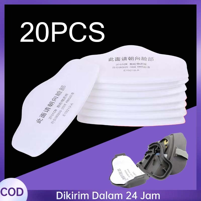 Masker Corong Masker Debu Kapas Masker Debu Safety Masker Full Face Anti Debu Cocok Untuk Penggiling