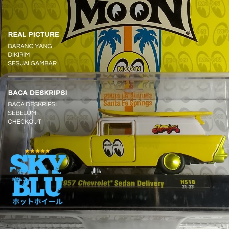 m2 machines 1957 CHEVY SEDAN DELIVERY MOONEYES CHASE LIMITED EDITION