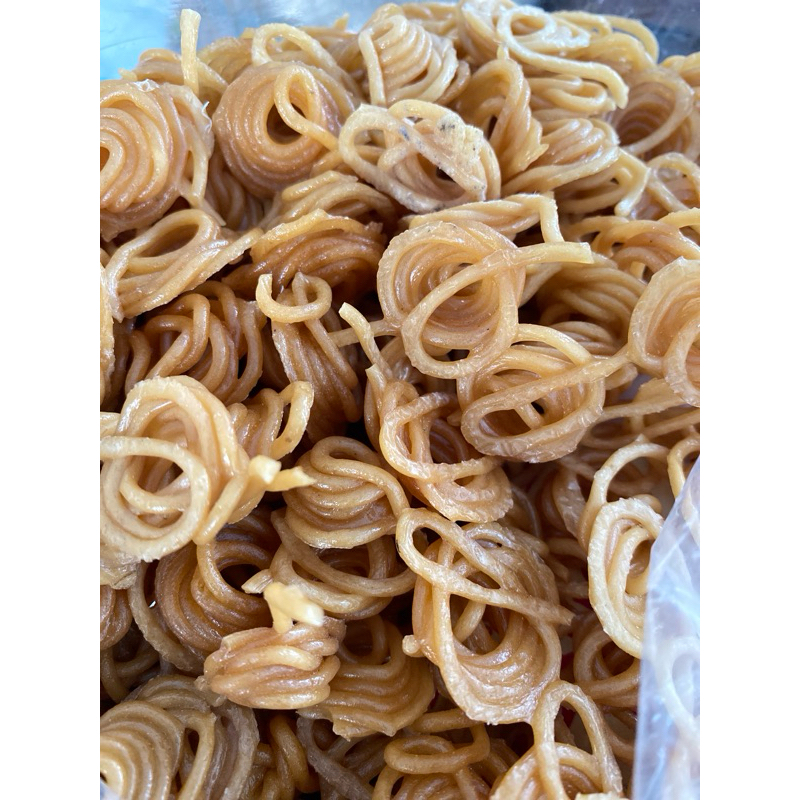 

KERUPUK UYEL/KERUPUK UDEL/KERUPUK KEONG COKLAT