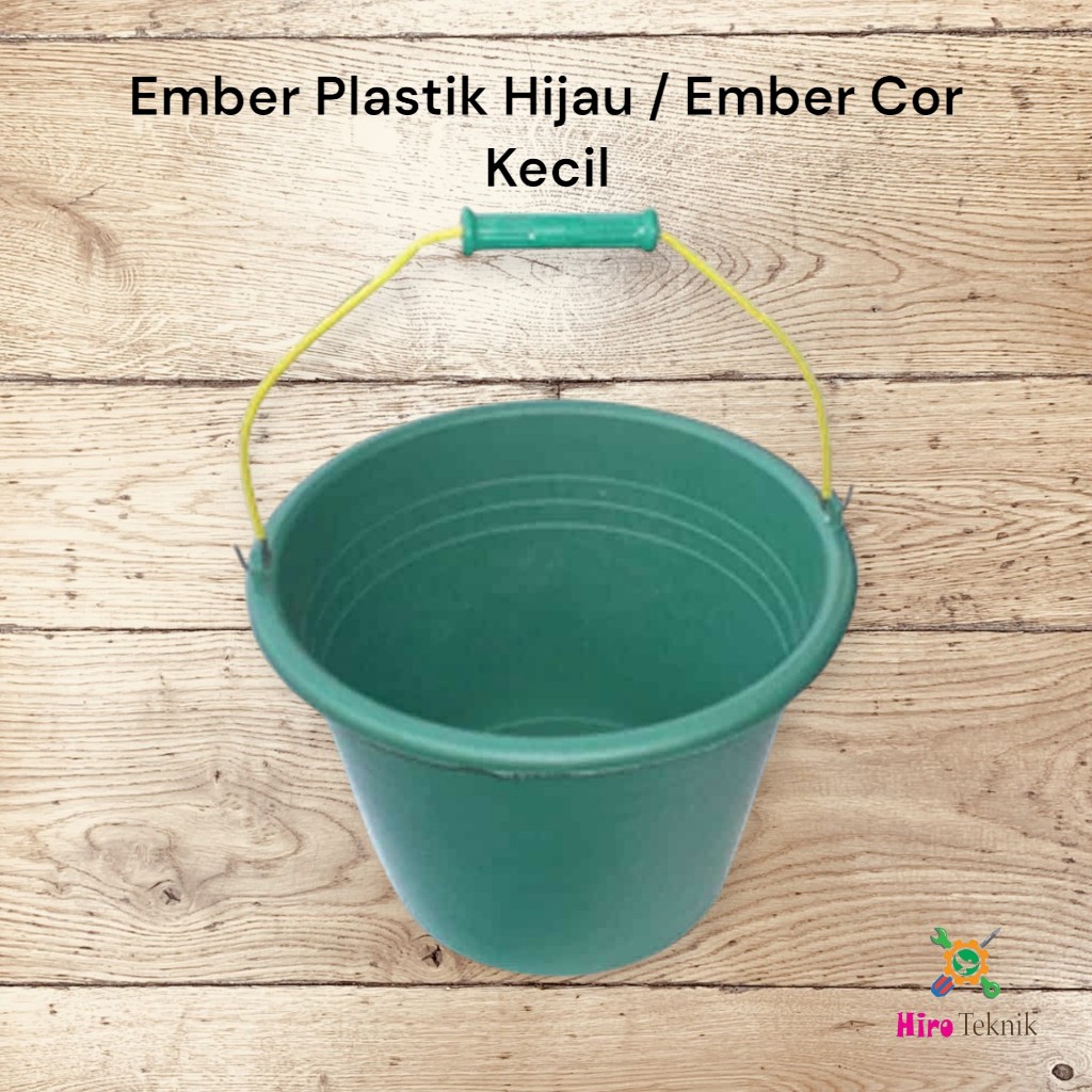 Ember Plastik Hijau / Ember Cor Kecil