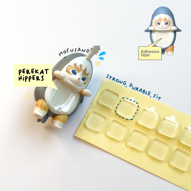 

[1 PCS] Sticker Perekat Lem Mofusand Hippers