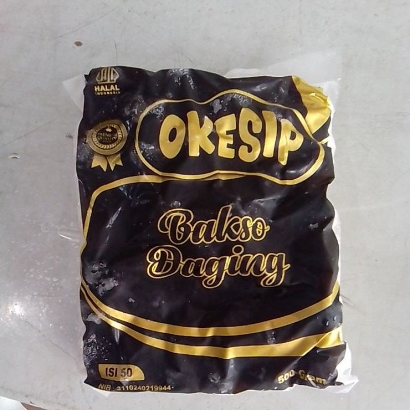

Okesip Bakso Daging Premium Isi 50