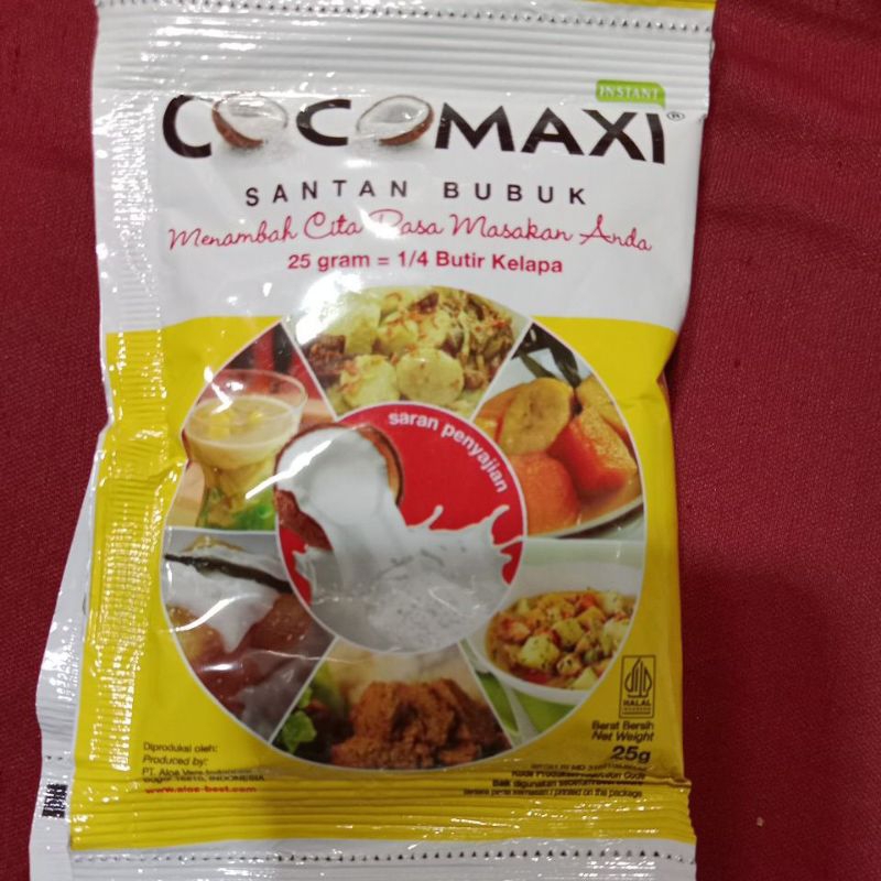 

Santan Instan bubuk cocomaxi 25gr