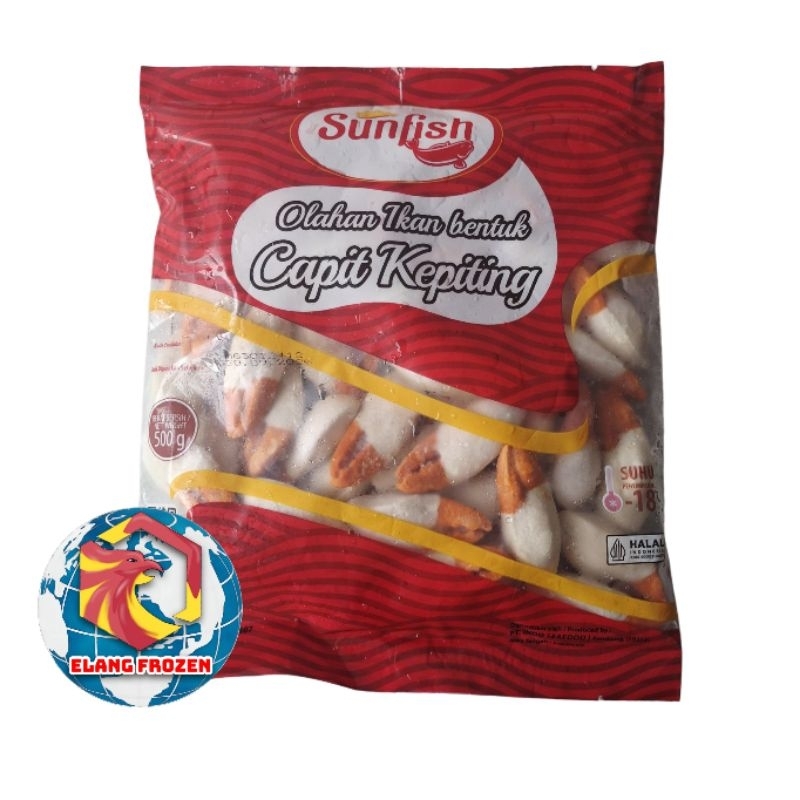 

Sunfish Olahan Ikan Bentuk Capit Kepiting 500gr