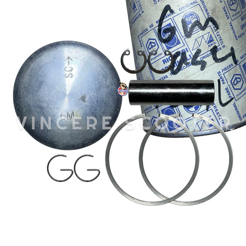 Seher Piston 6M Ricambi Vespa PX Excel Exclusive