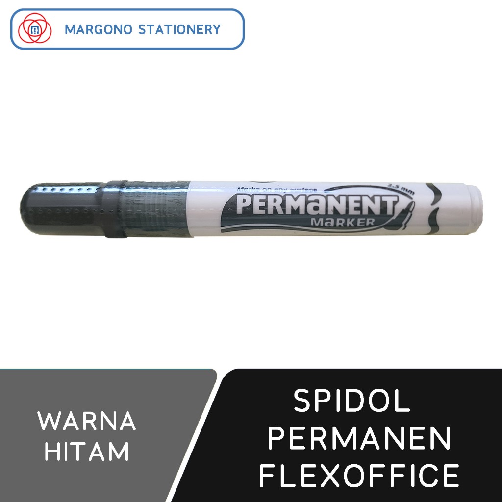 

Flexoffice Spidol Permanen Marker FO-PM 015 - Hitam