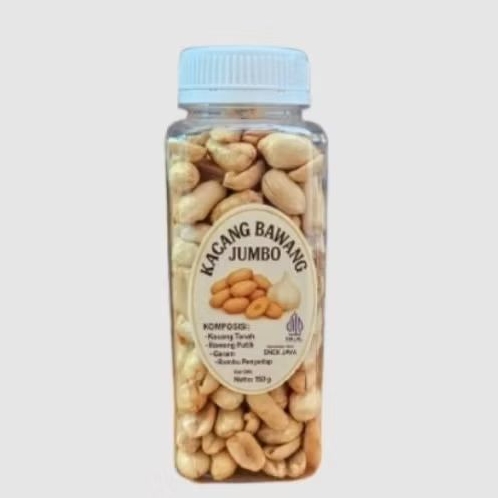 

Kacang Bawang Jumbo Asin Gurih – Botol Premium 150g | Renyah & Lezat!