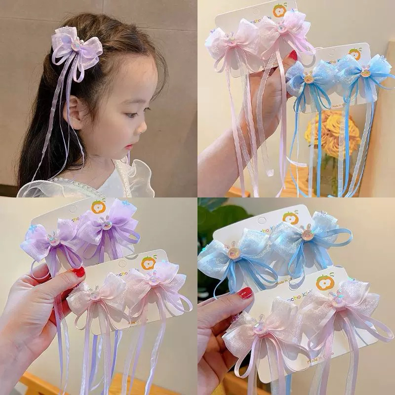 SHARON - JEPITAN RAMBUT ANAK HAIRCLIP PITA KUPU KUPU BUTTERFLY / JEPIT RAMBUT ANAK KOREA