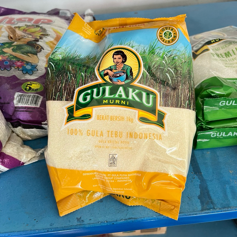 

Gula pasir paket / Gulaku kuning 1kg