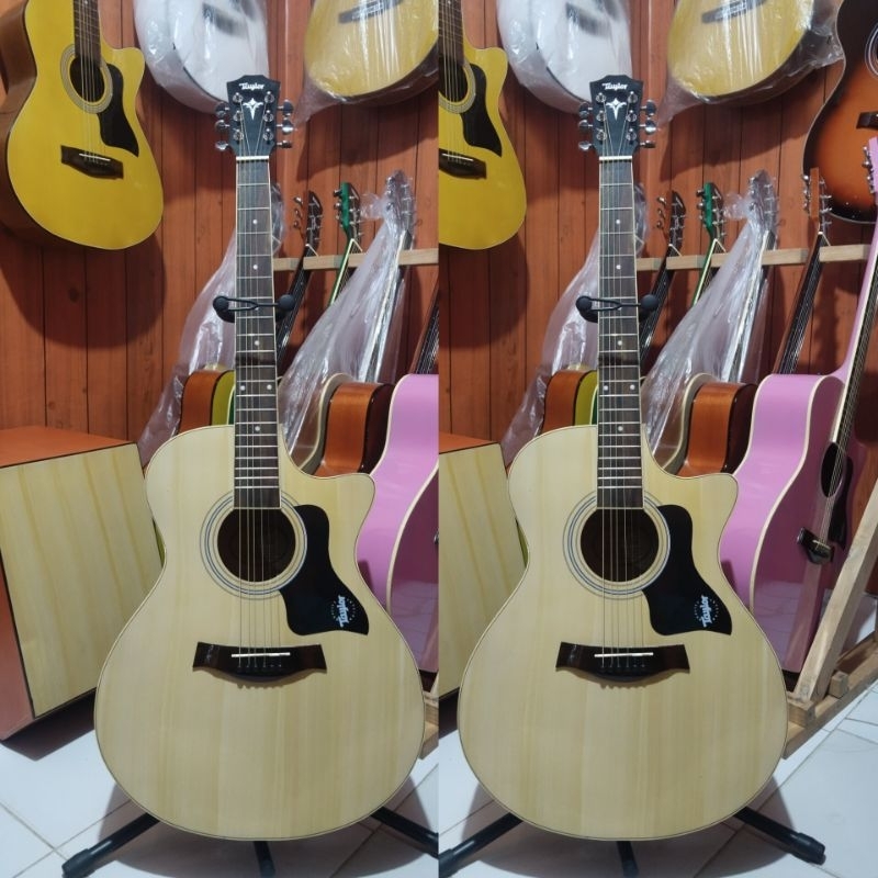 gitar akustik taylor tanam besi aktif referensi gitar akustik