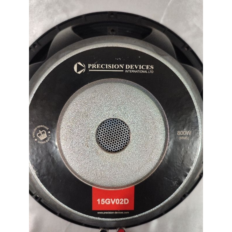 speaker 15 inch merk precision devices 15GV02D original rangka kuat