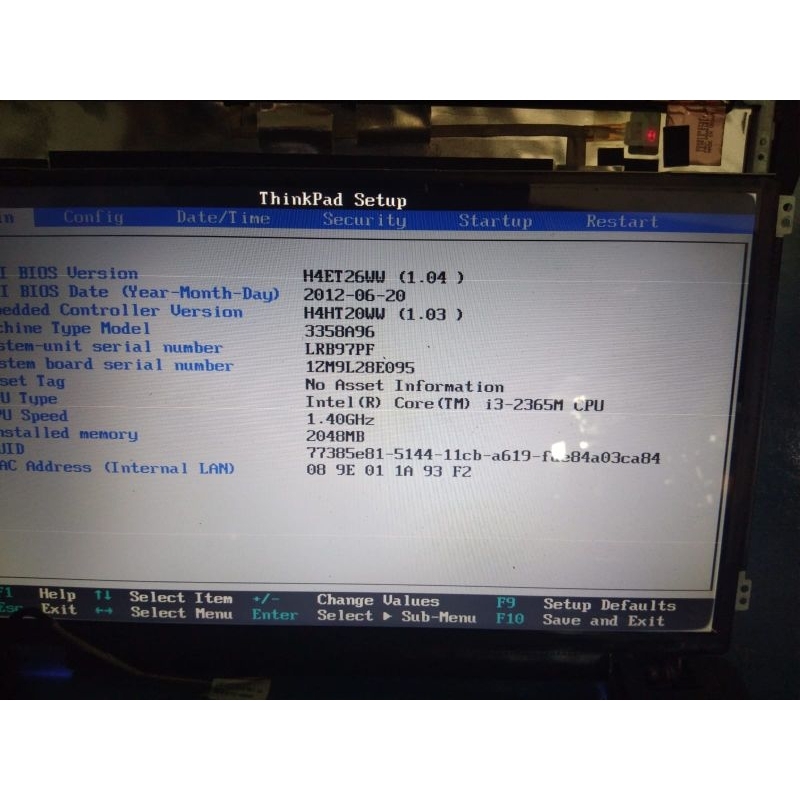 Motherboard Mainboard Mobo Mesin HIDUP Laptop Lenovo Thinkpad E130 E135 E140 E145 X130 X131E