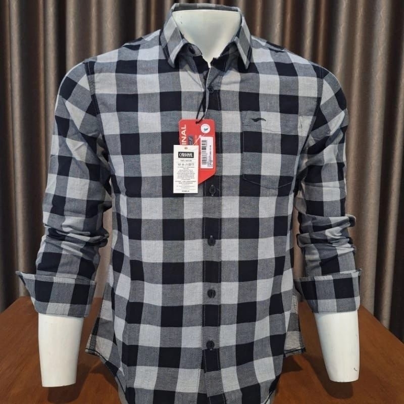 KEMEJA LENGAN PANJANG JEANS CARDINAL ORIGINAL