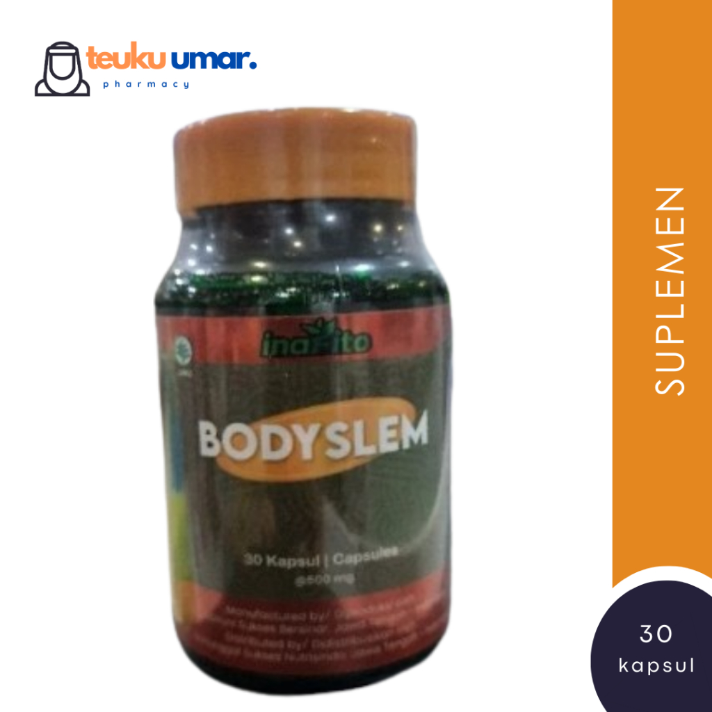 [Vitamin Diet] Inafito Bodyslem Isi 30 Kapsul | Membantu Melancarkan Pencernaan Suplemen Penurun Ber