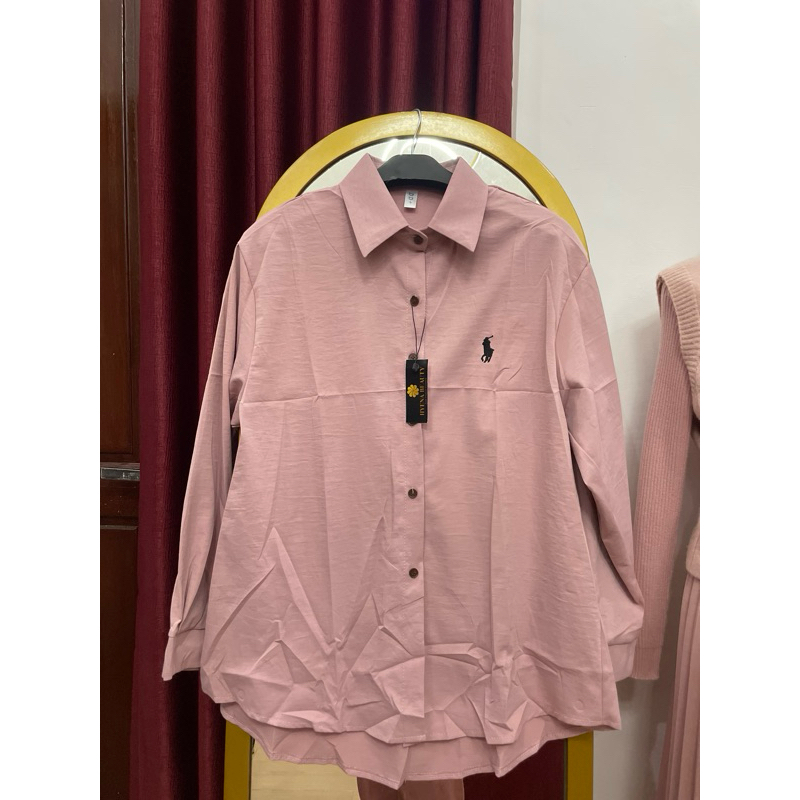 atasan wanita kemeja polo