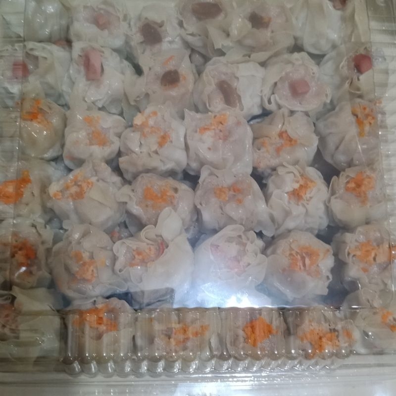 

Dimsum Ayam Original kemasan isi 50 pcs Free saos pedas