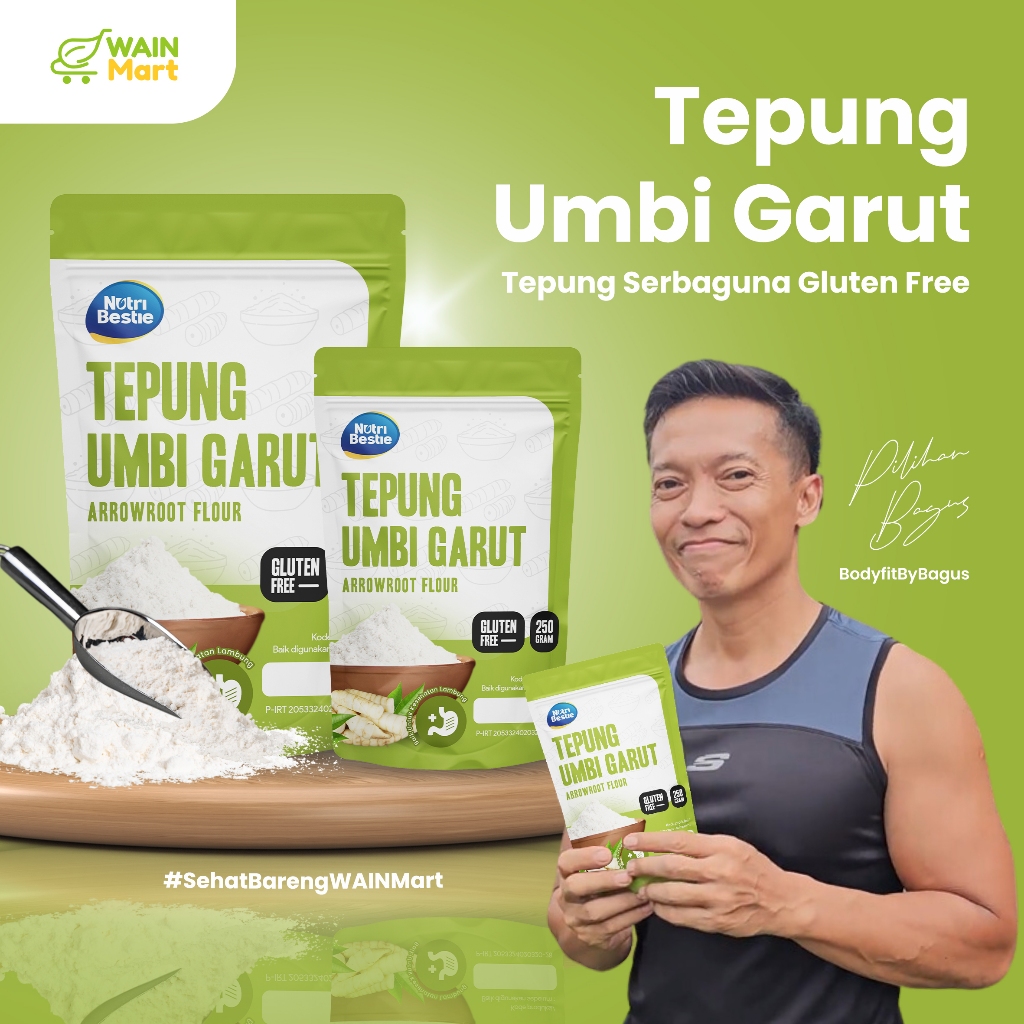 

Tepung Umbi Garut Solusi Atasi Nyeri Lambung GERD Maag dan Perut Kembung