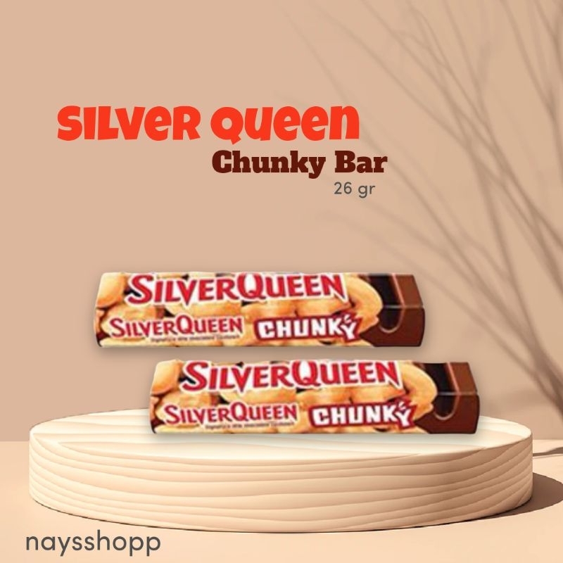 

SilverQueen Chunky Bar Cashew 26 gram