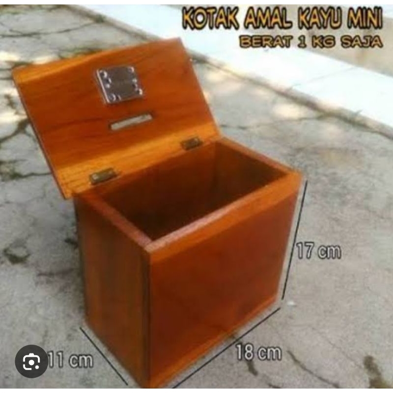 kotak amal kayu