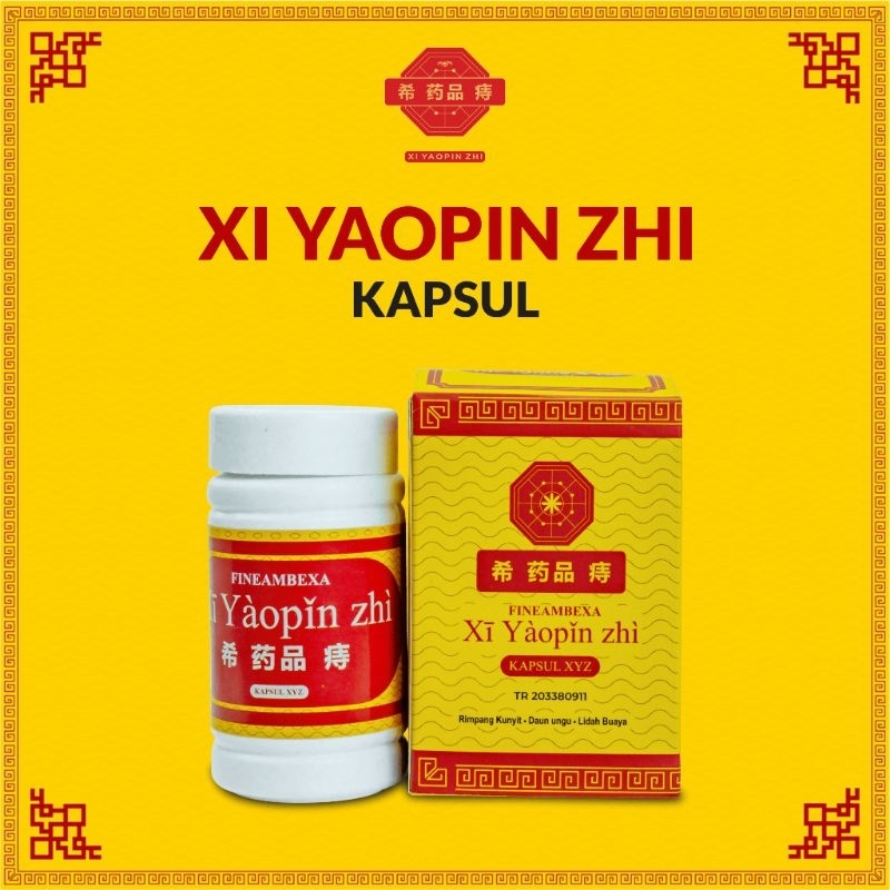 XI YAOPIN ZHI Kapsul Obat Wasir Ambeien Herbal Cina Ampuh