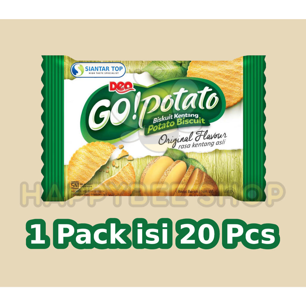 

Go Potato | Go!Potato 1 Pack isi 20 Pcs