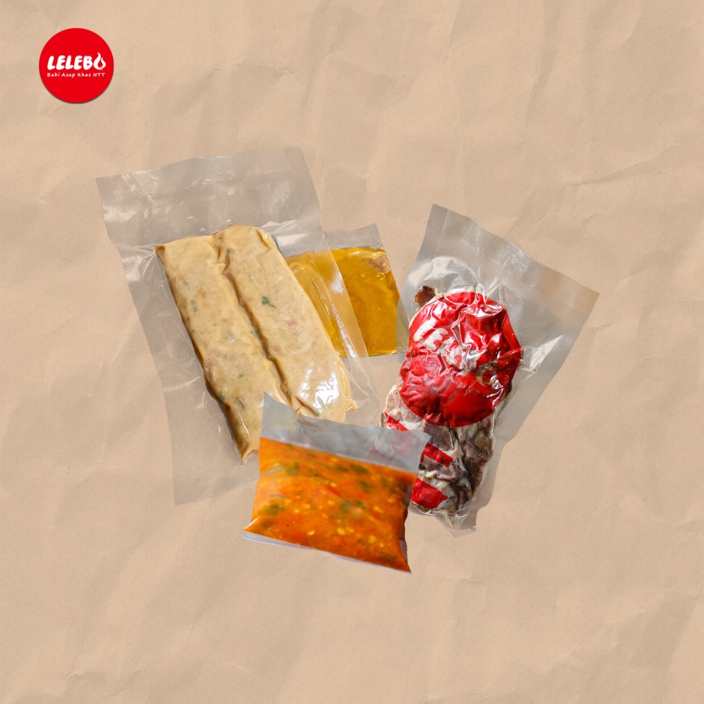 

Paket Nikmat Nusantara Sei Babi Sambal Luat 250g & Gohyong Udang Babi Spesial
