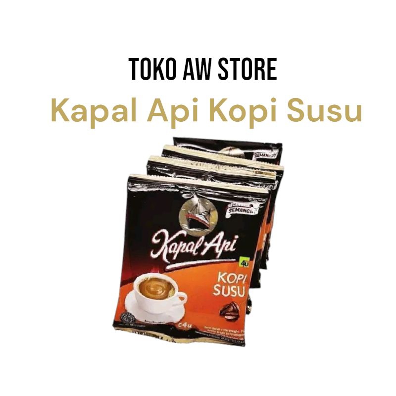 

Kopi Kapal Api Susu Renceng(5sachet)