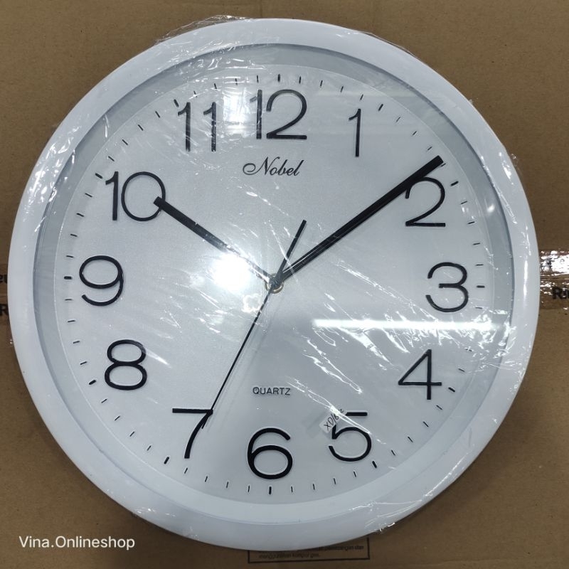 Jam dinding polos Nobel