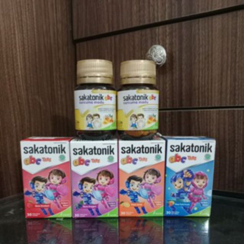 Sakatonik ABC Tablet Hisap Multivitamin Anak / Sakatonik Curcuma Madu