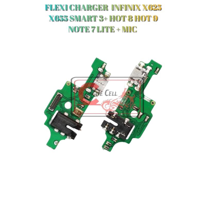 FLEXIBEL KONEKTOR CHARGER CON CAS TC INFINIX HOT 8 X650 FLEXIBLE MIC ORI