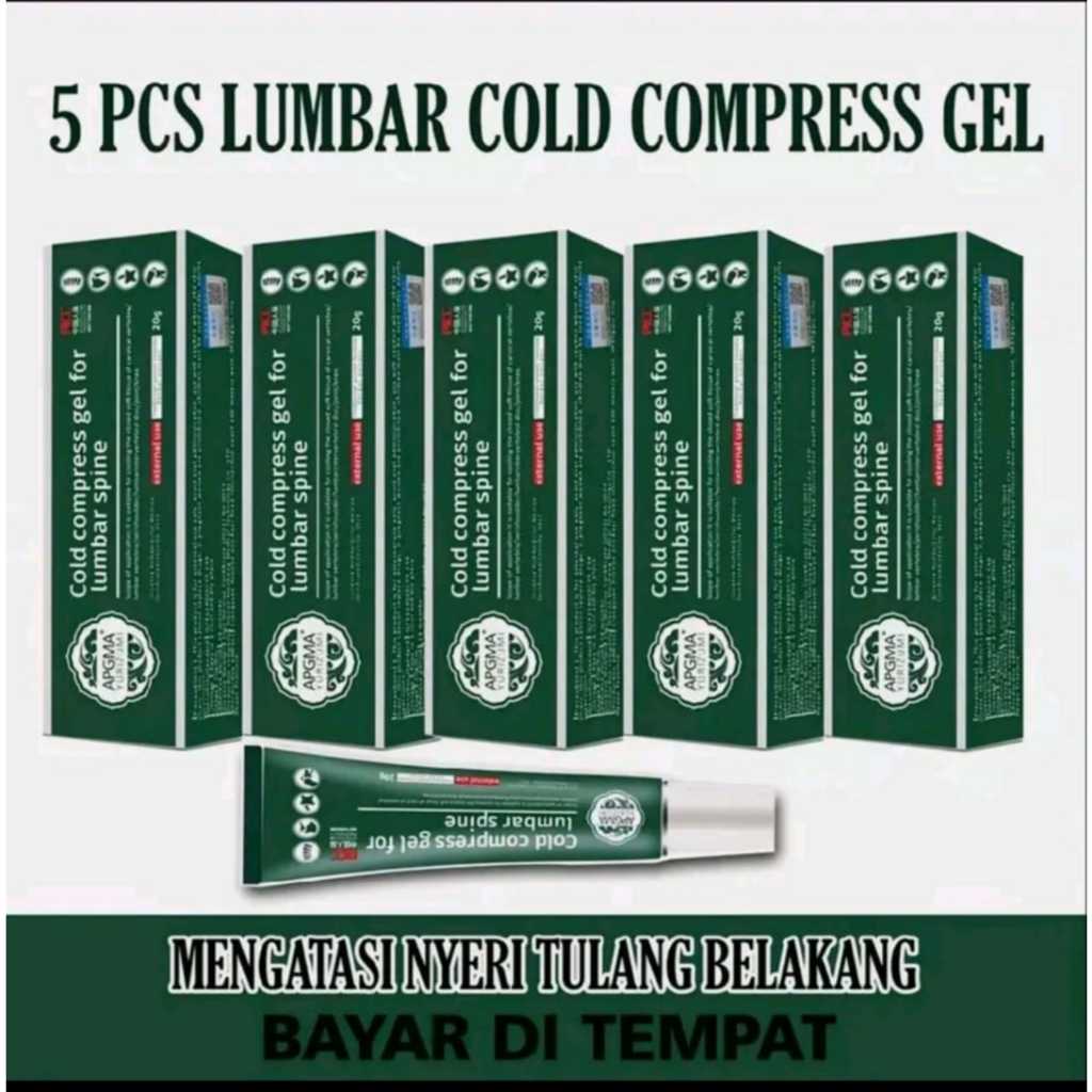 PAKET HEMAT 5 PCS LUMBAR COLD COMPRESS GEL ORIGINAL
