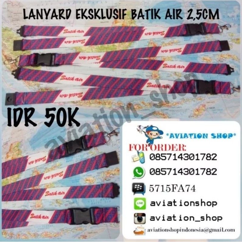 

LANYARD GANTUNGAN ID EKSLUSIF BATIK AIR