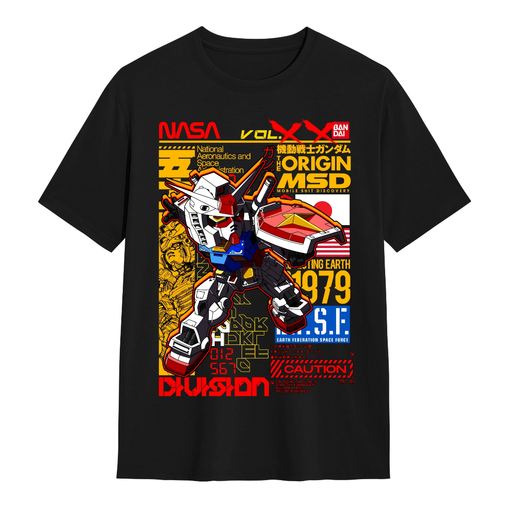 Vizte T-shirt Kaos Gundam GUNDAM8