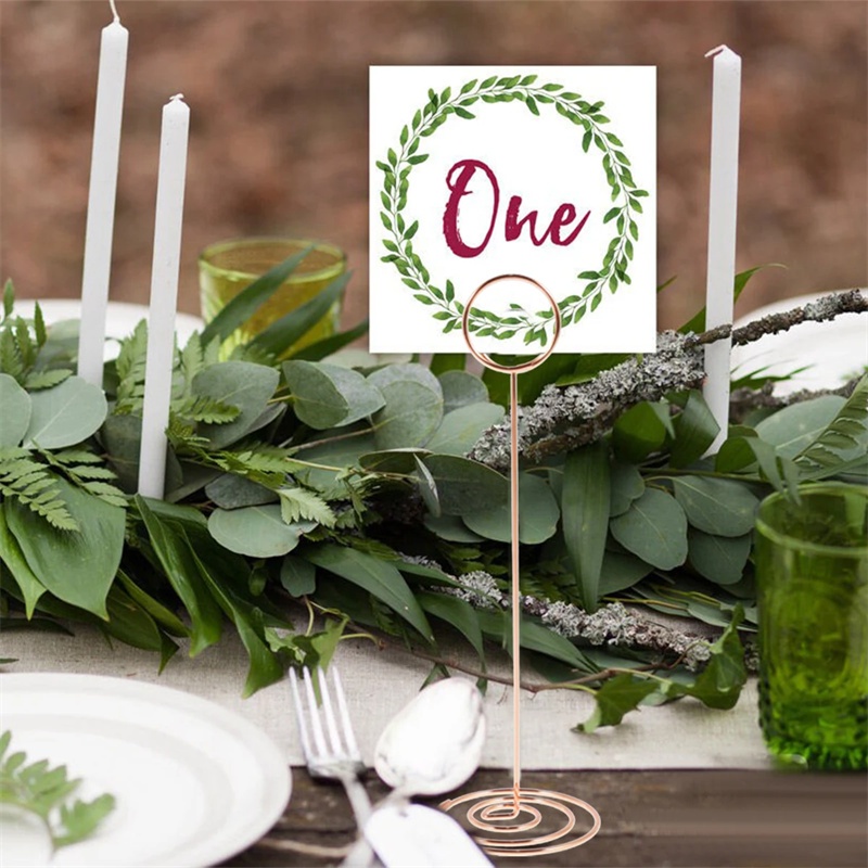 

10pcs 22cm Tatakan Holder Foto Price Tag Nomer Meja Penanda Harga Produk