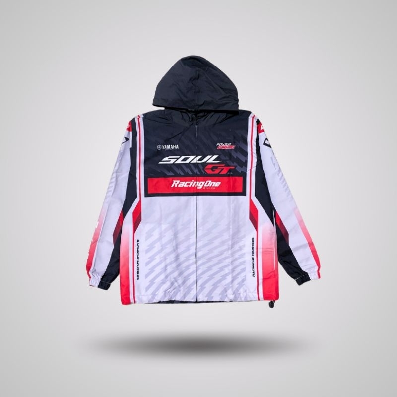 Racing One / Jaket Parasut Full Printing MIO SOUL / Waterproof Premium Quality