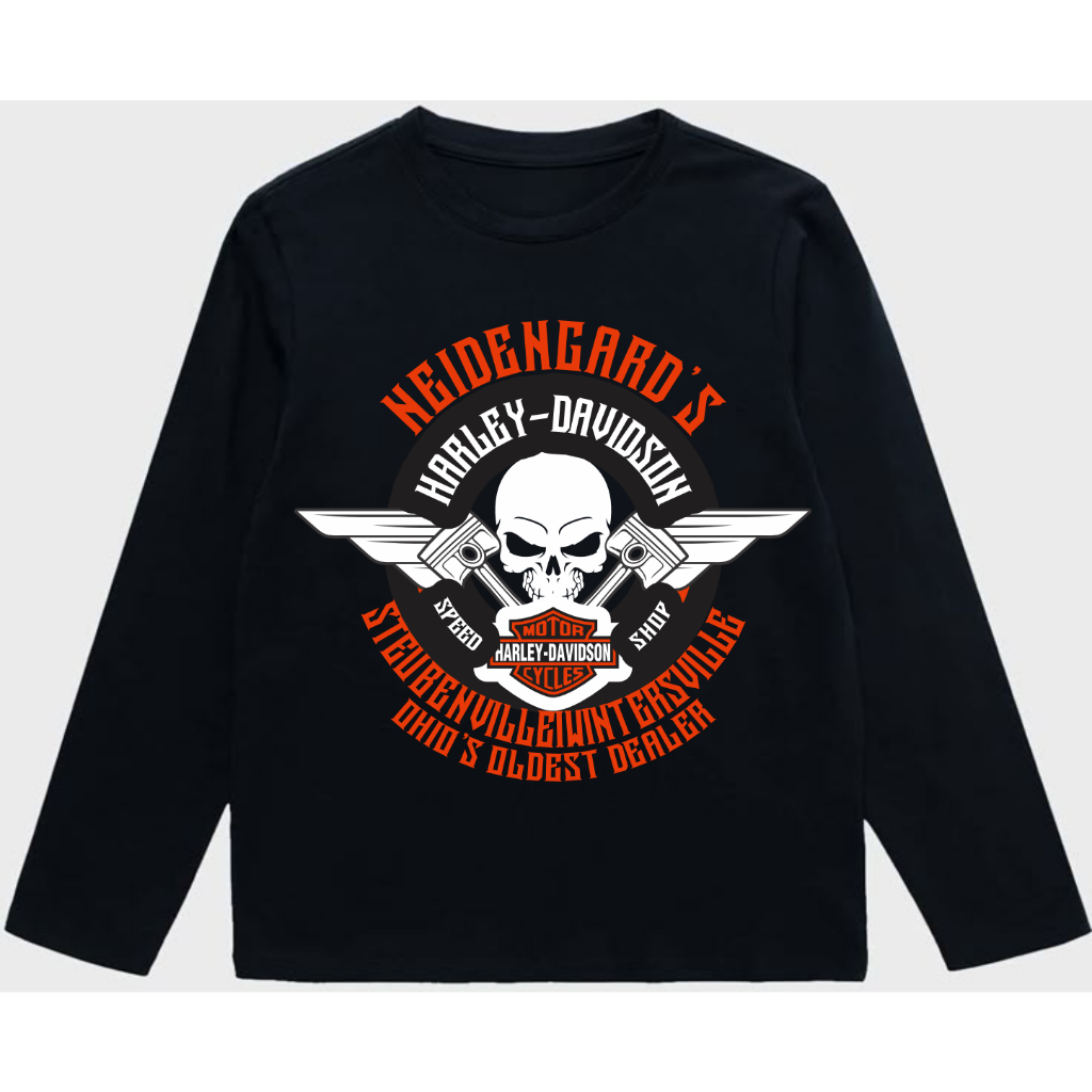 Sreg Kaos Harley Davidson Speed Shop kaos lengan panjang  | kaos hitam kaos katun Combet 24s