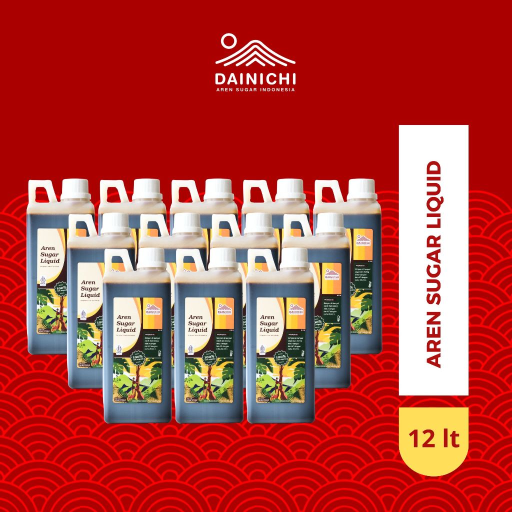 

DAINICHI Paket Gula Aren Cair 12 Liter/ Aren Sugar Liquid