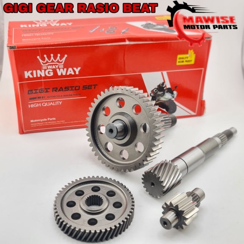 GIGI GEAR RASIO BEAT - GEAR GER RASIO BEAT KARBU GIGI RASIO SCOOPY KARBU