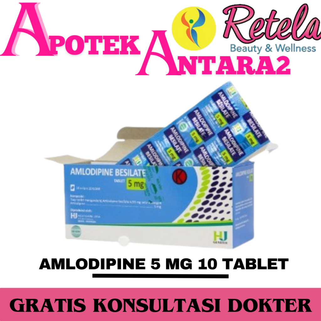 Amlodipine 5 mg 10 Tablet