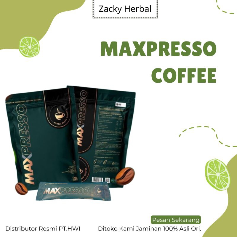 

Maxpresso HWI Original Asli isi 5 Sachet - Terjamin manjur