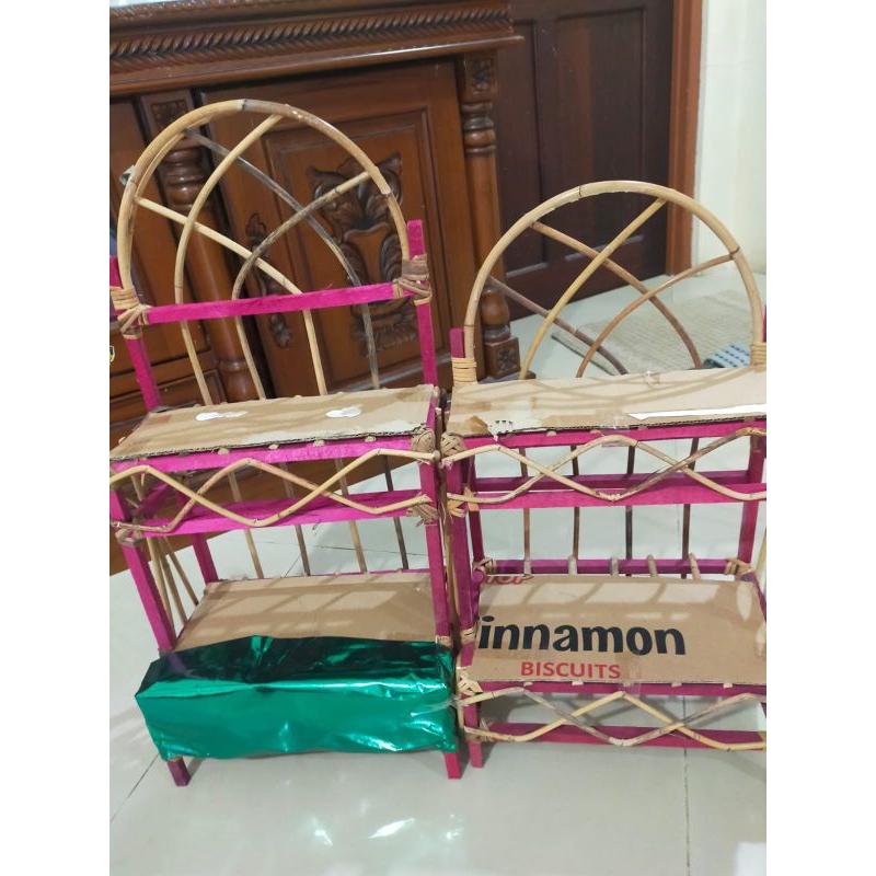 keranjang parcel 2 tingkat preloved second
