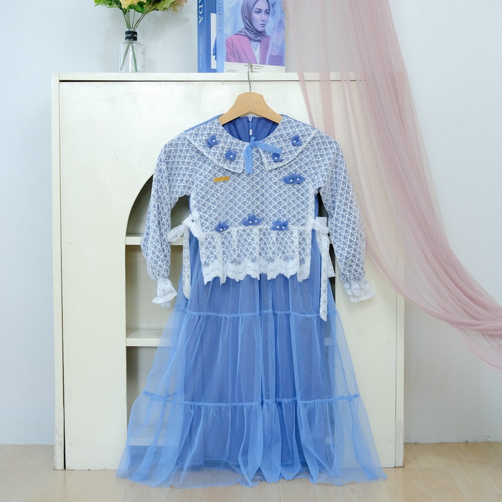 GARANSI COUPLE IBU ANAK PEREMPUAN GAMIS MEWAH//GAMIS KOREAN MUSLIM//GAMIS ANAK TERBARU//ROMPI TALI