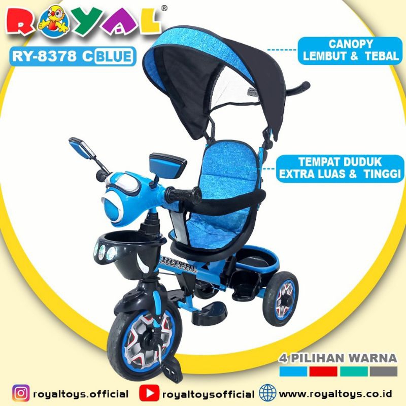 Mrz.Sepeda Roda 3 anak Royal Usia 1-3 Tahun